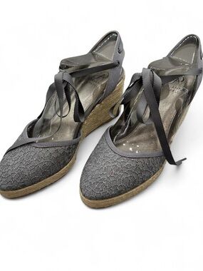 ✨ Adrianna Papell Lace Wedge Espadrilles – Size 9 (Nordstrom) – NEW ✨